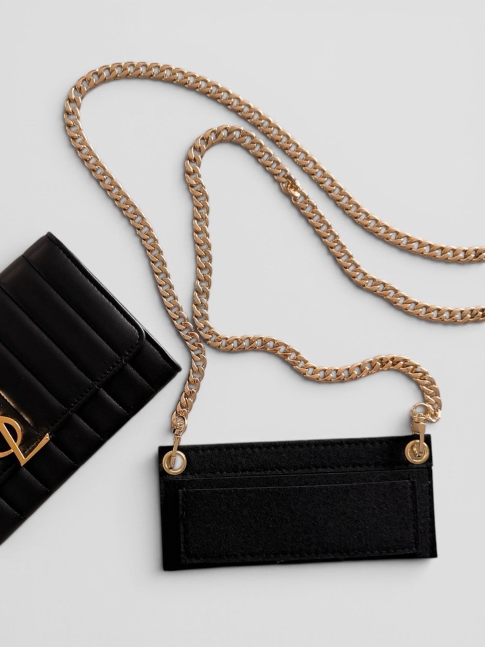 Yves Saint Laurent Black Quilted Wallet - Picture 12 of 12